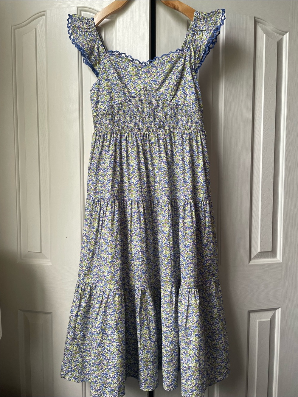 JODIFL Ditzy Floral Ruffle-Strap Boutique Dress